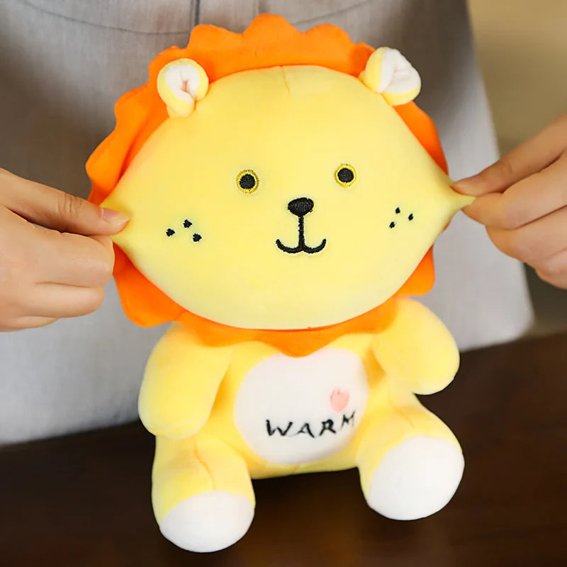 Warm Cute Lion Plushie Soft Toy