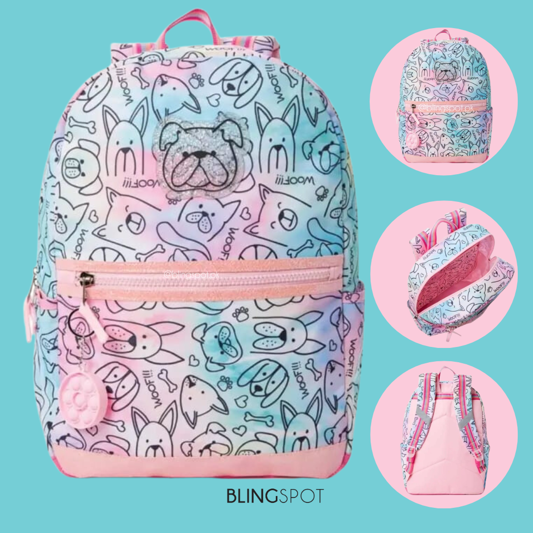 Cute Dog Backpack ( 2in 1 )  - Laptop Bag &amp; School Bag