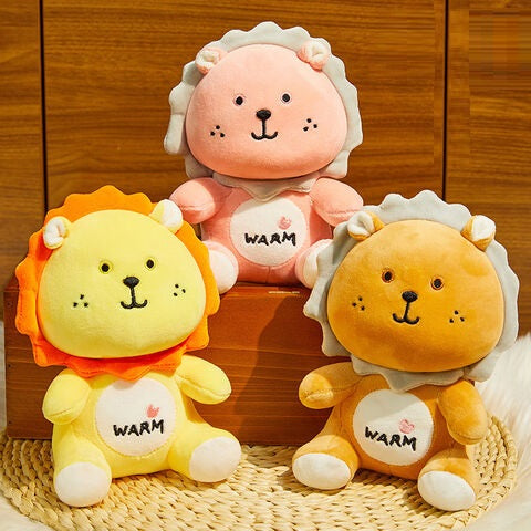 Warm Cute Lion Plushie Soft Toy