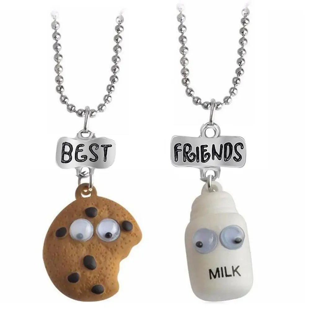 Milk &amp; Cookie Best Friends - Necklace