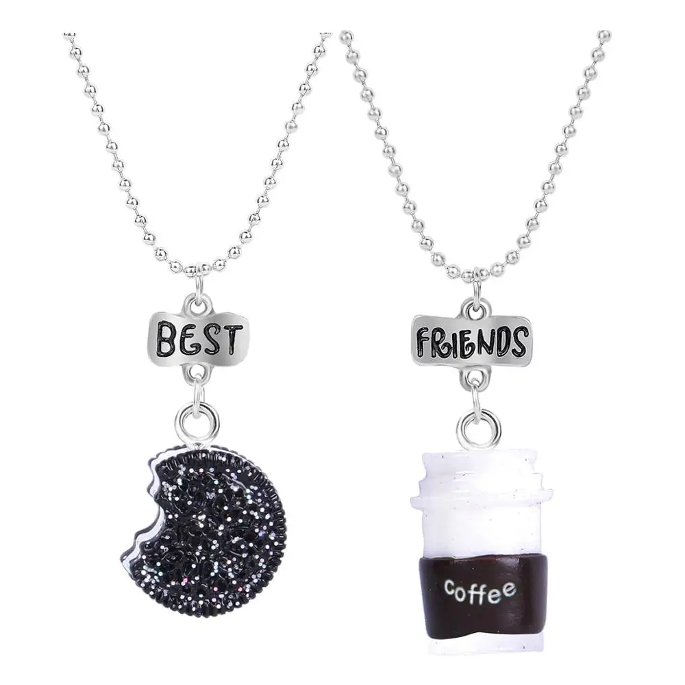 Cookie &amp; Coffee Best Friends - Necklace