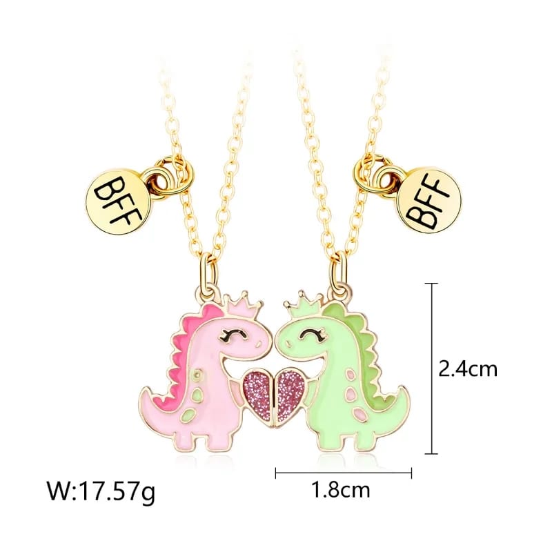 Dino BFF - Necklace set of 2