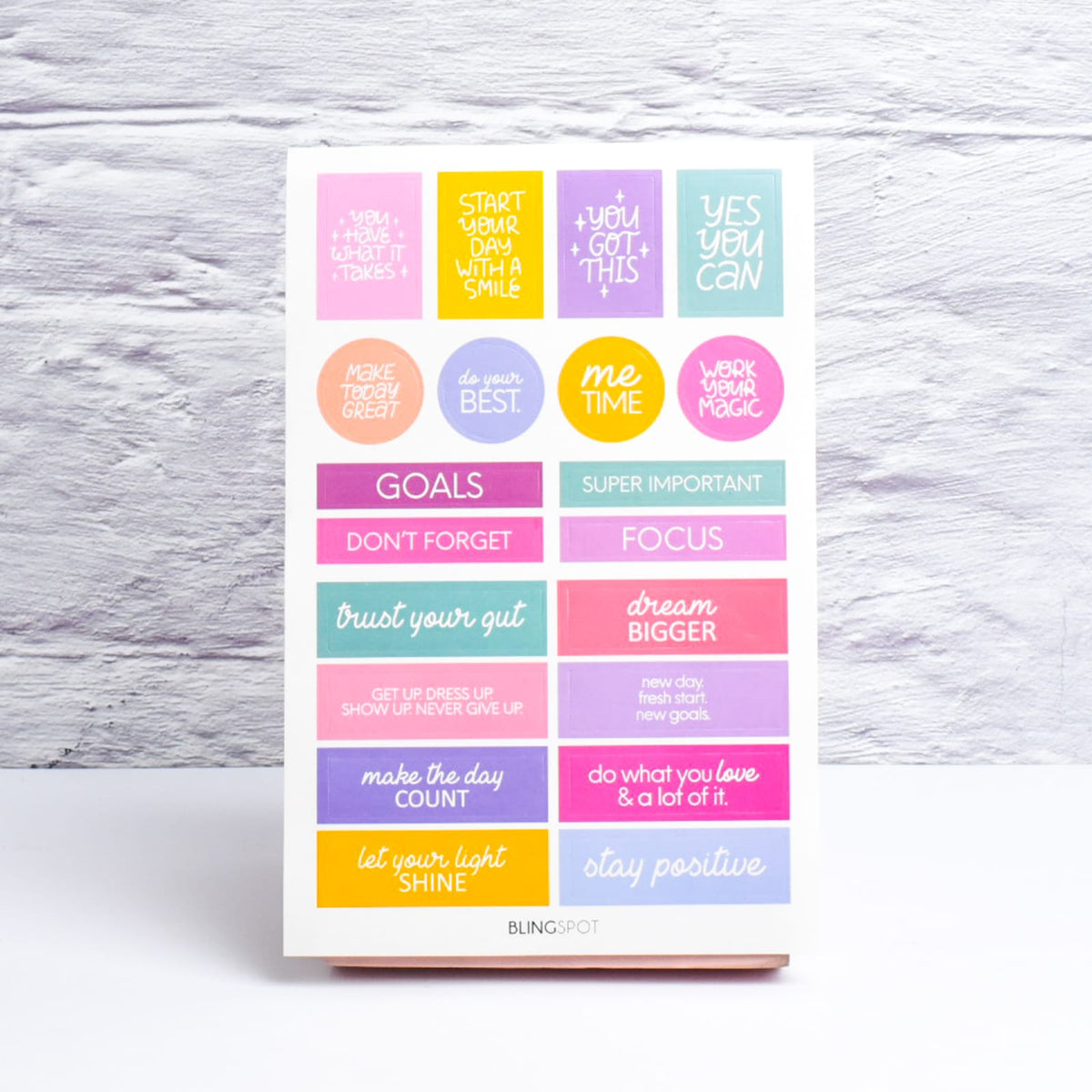 Motivation Series - Sticker Sheet