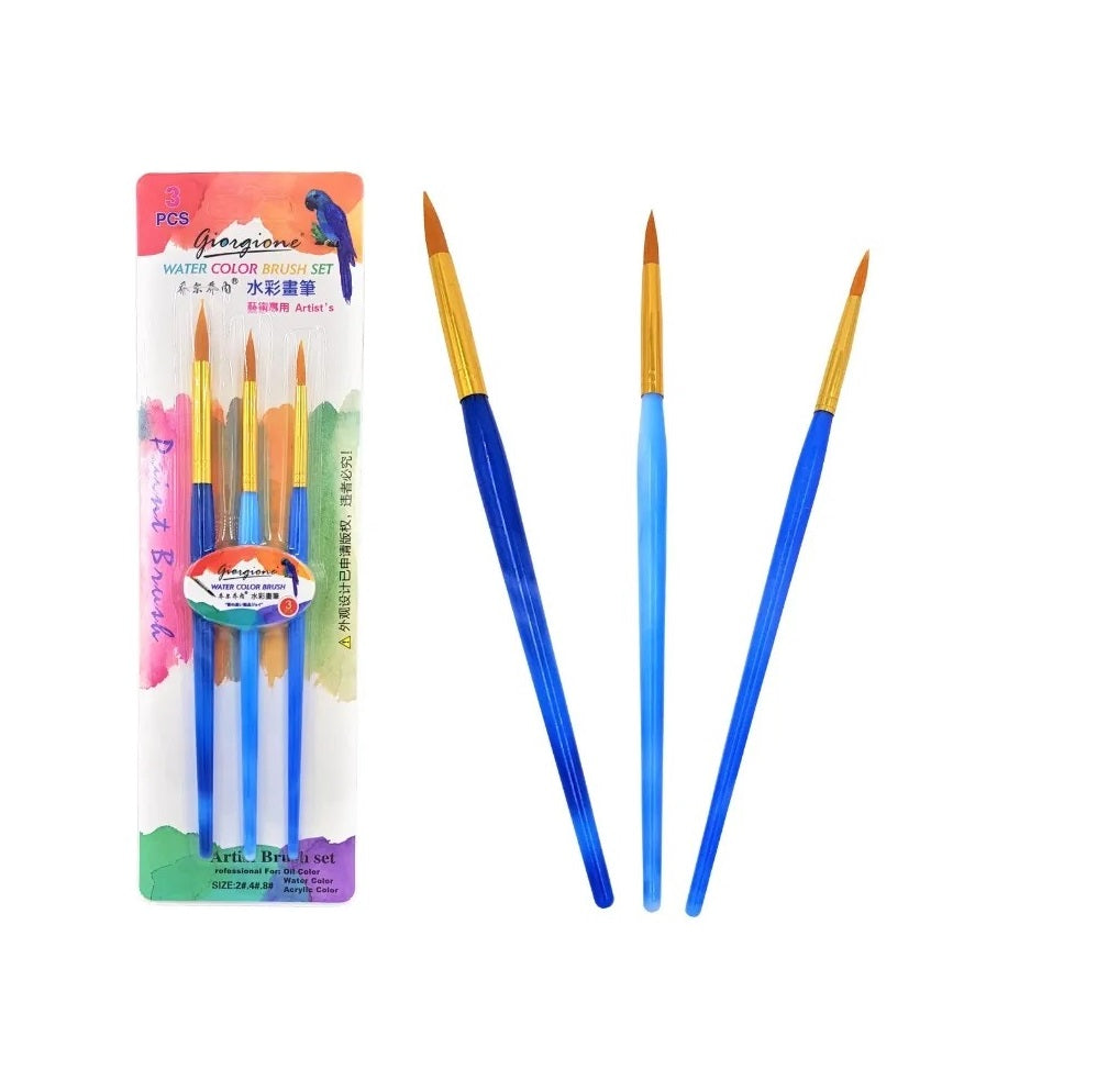 Giorgione Candy Painting Brush Set Of 3