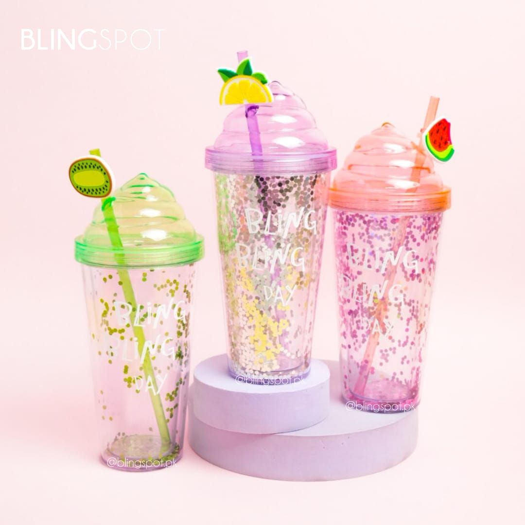 Bling Bling Day Fruits Sipper - Style 1