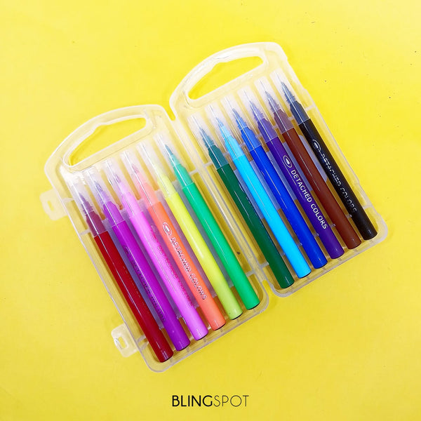 Watercolor Brush Pen Set Of 12 - The Blingspot Studio