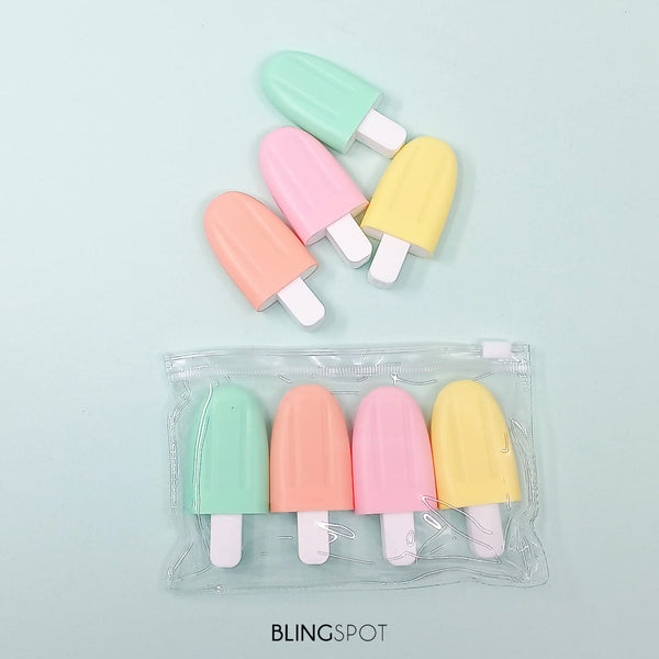 Popsicle Ice Cream Highlighter Set The Blingspot Studio
