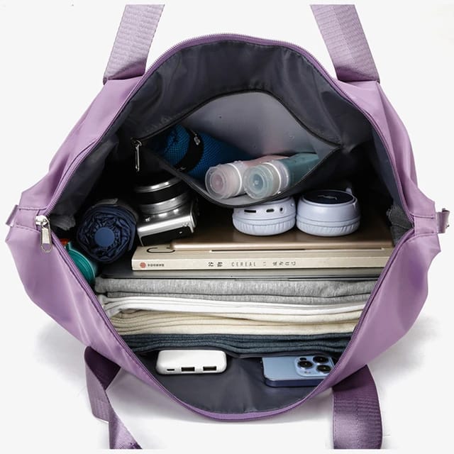 Purple  Large - Traveler Luggage Bag