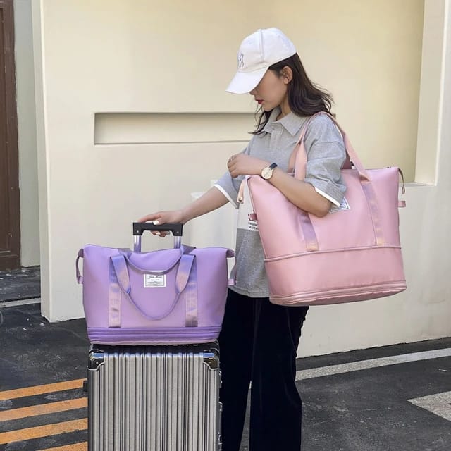 Purple  Large - Traveler Luggage Bag