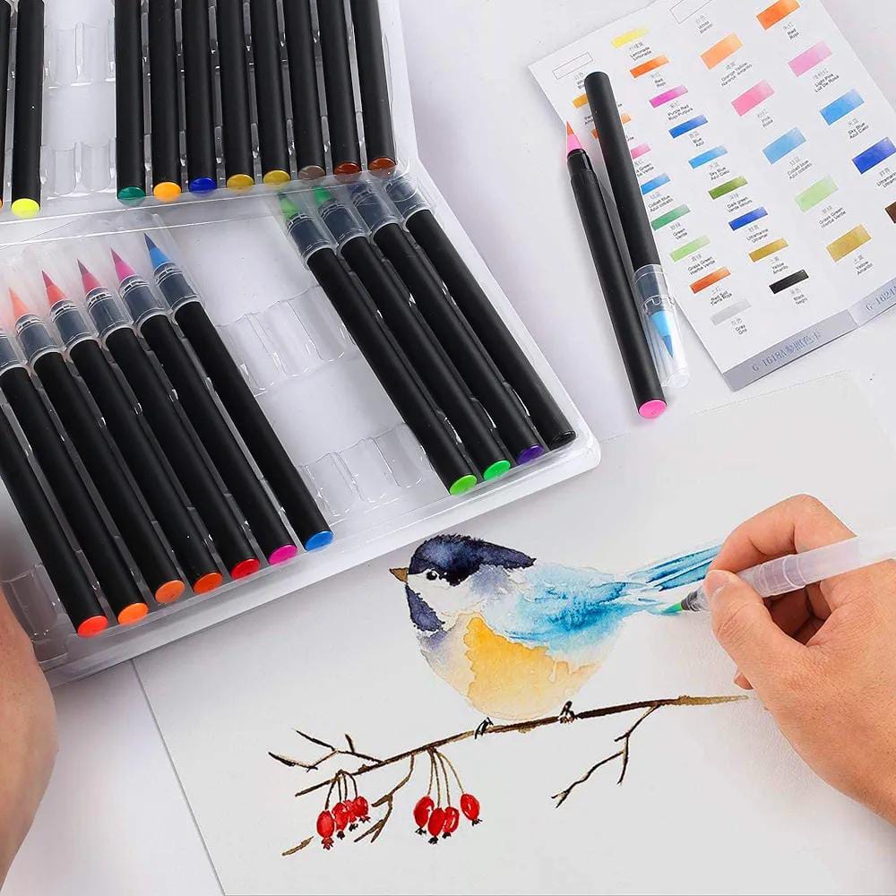 Watercolor Brush Pen Set Of 12