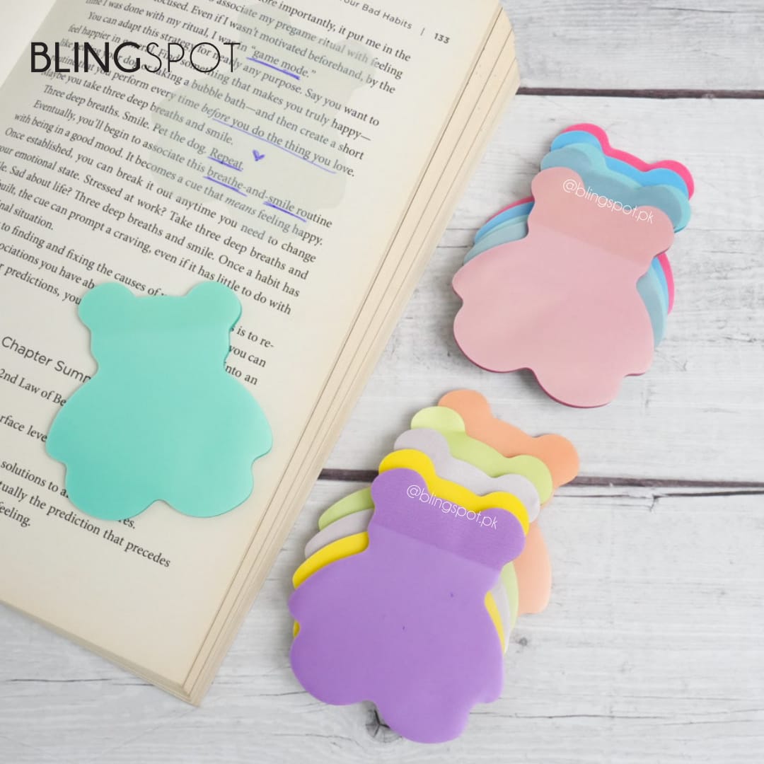 Teddy Bear Colored Translucent - Transparent Sticky Note