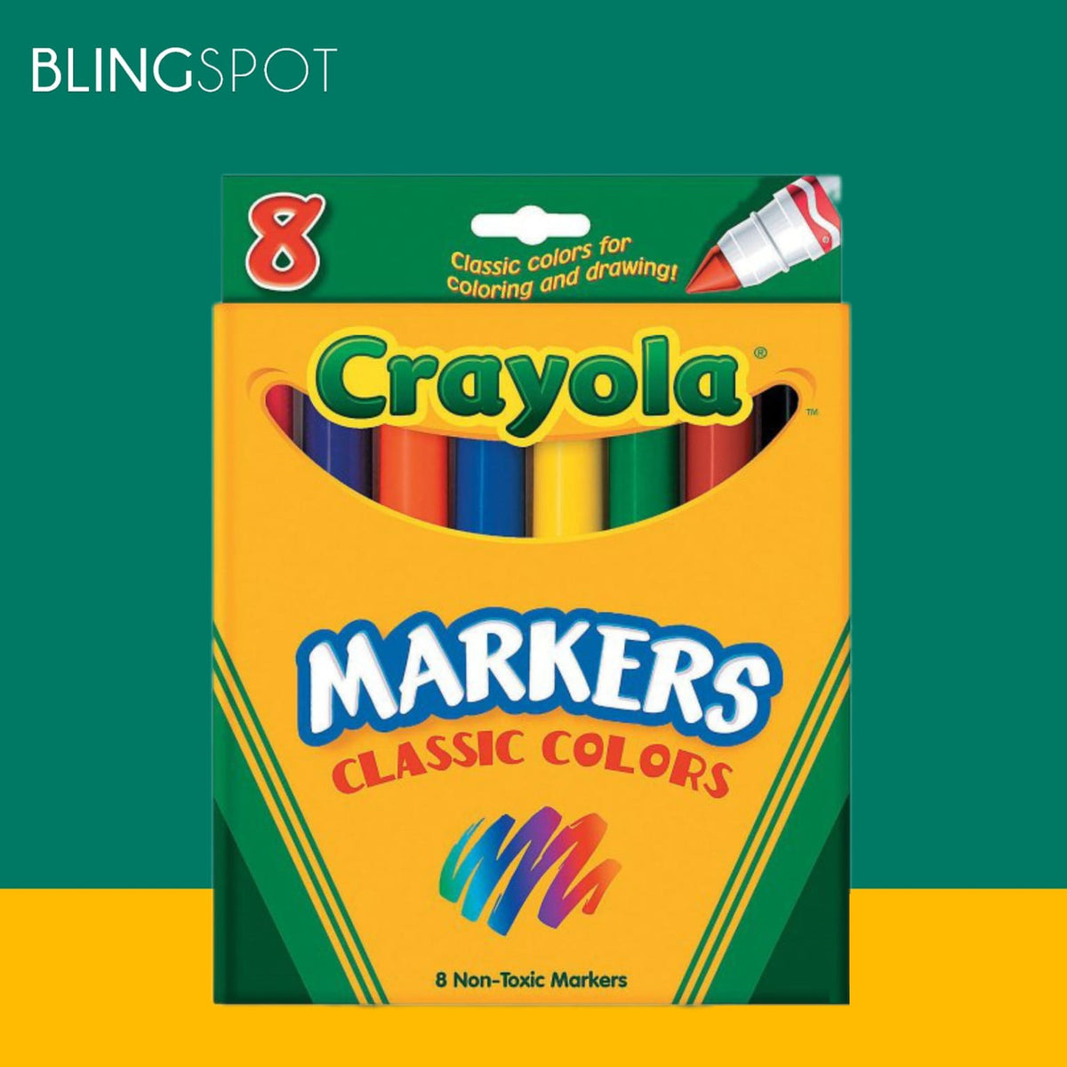 Crayola Markers Classic Colors Set Of 8