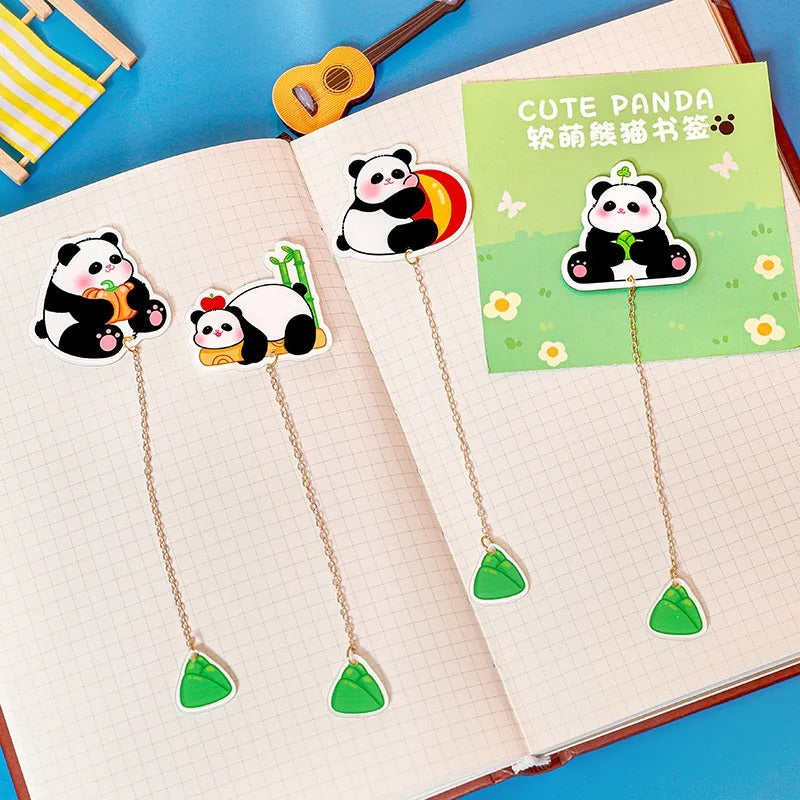 Cute Panda Dangling - Bookmark