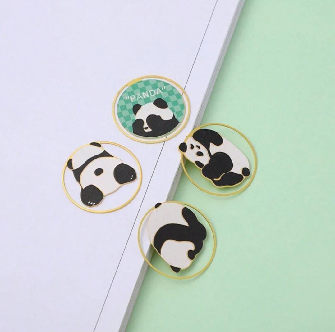 Panda Gold Foil  - Bookmark
