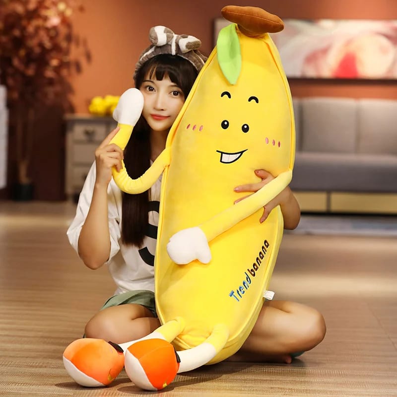 Cool Bananas Life-size Plushie Soft Toy