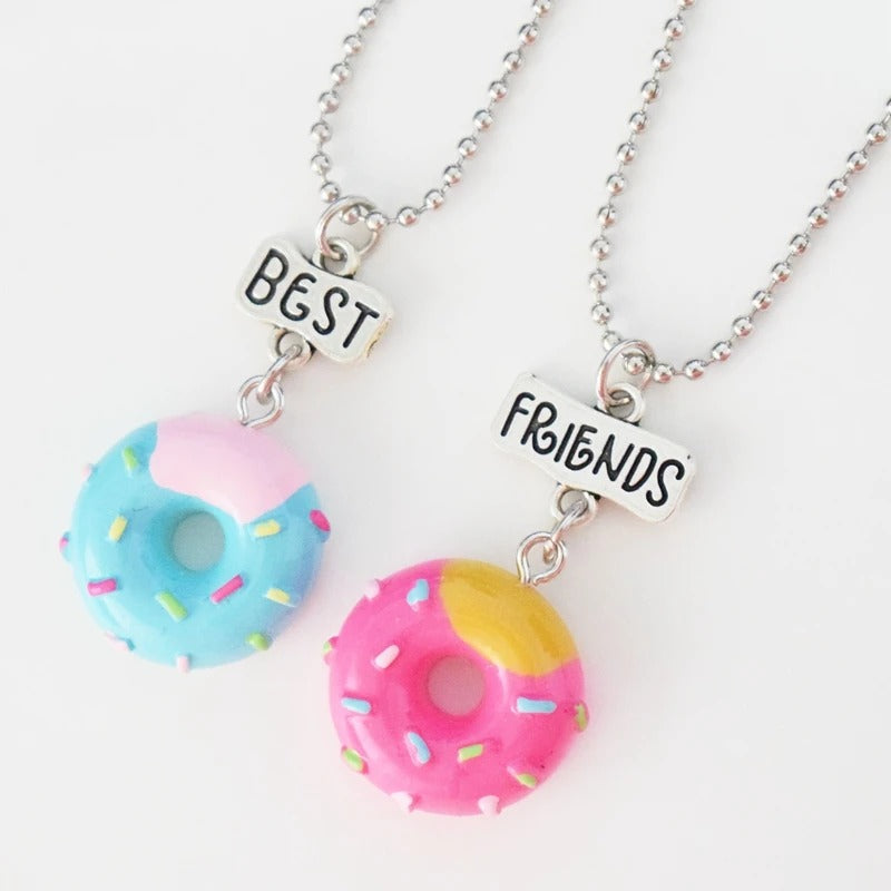 Donut Necklace (BFF) Set of 2 - Style 1