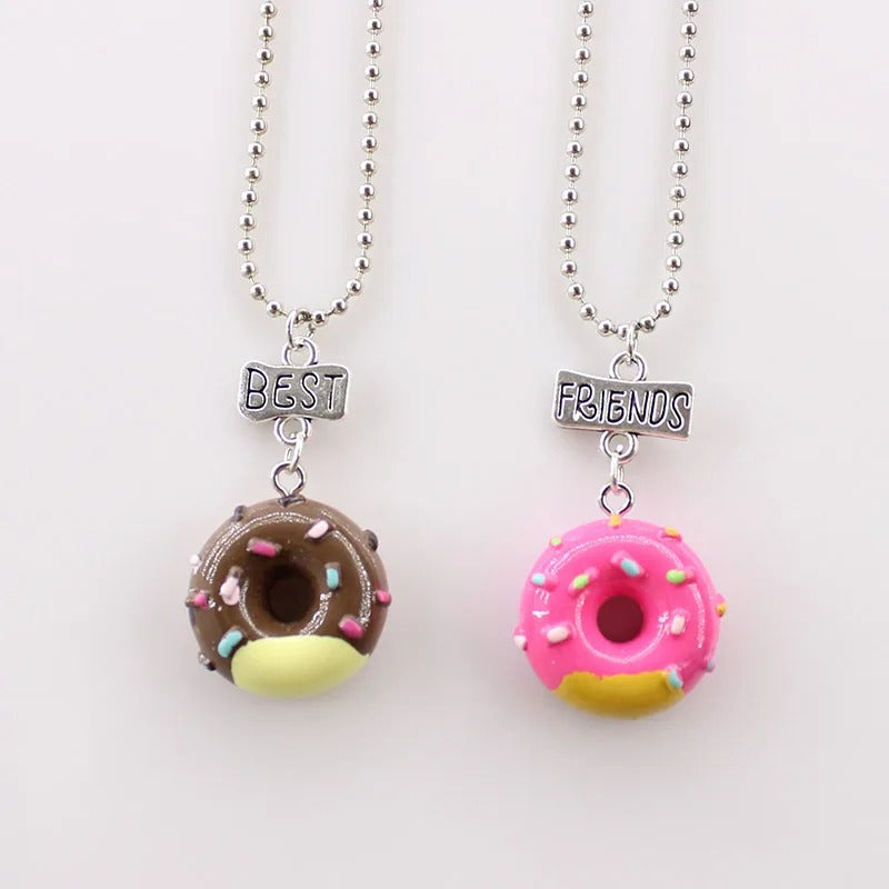 Donut Best Friends Necklace Set of 2 - Style 2