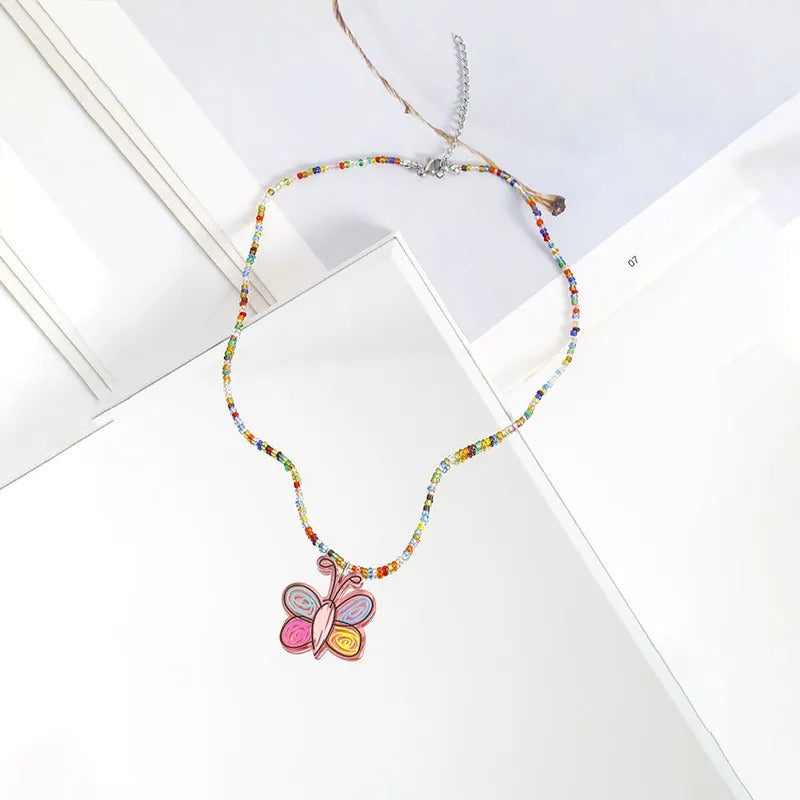 Multi Beads Necklace - Style 3