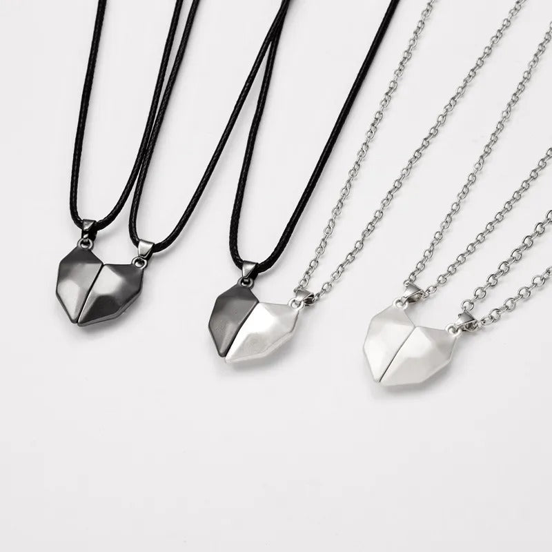 Geometric Heart - Necklace Set of 2