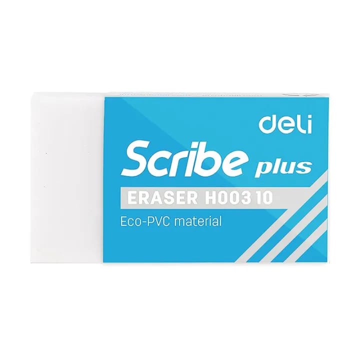 Deli Scribe Soft White Eraser