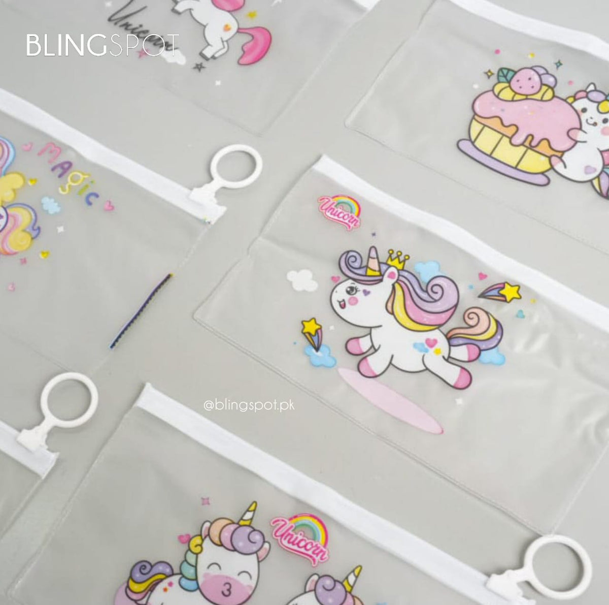 Magical Unicorn Water Resistant Mini Pouch