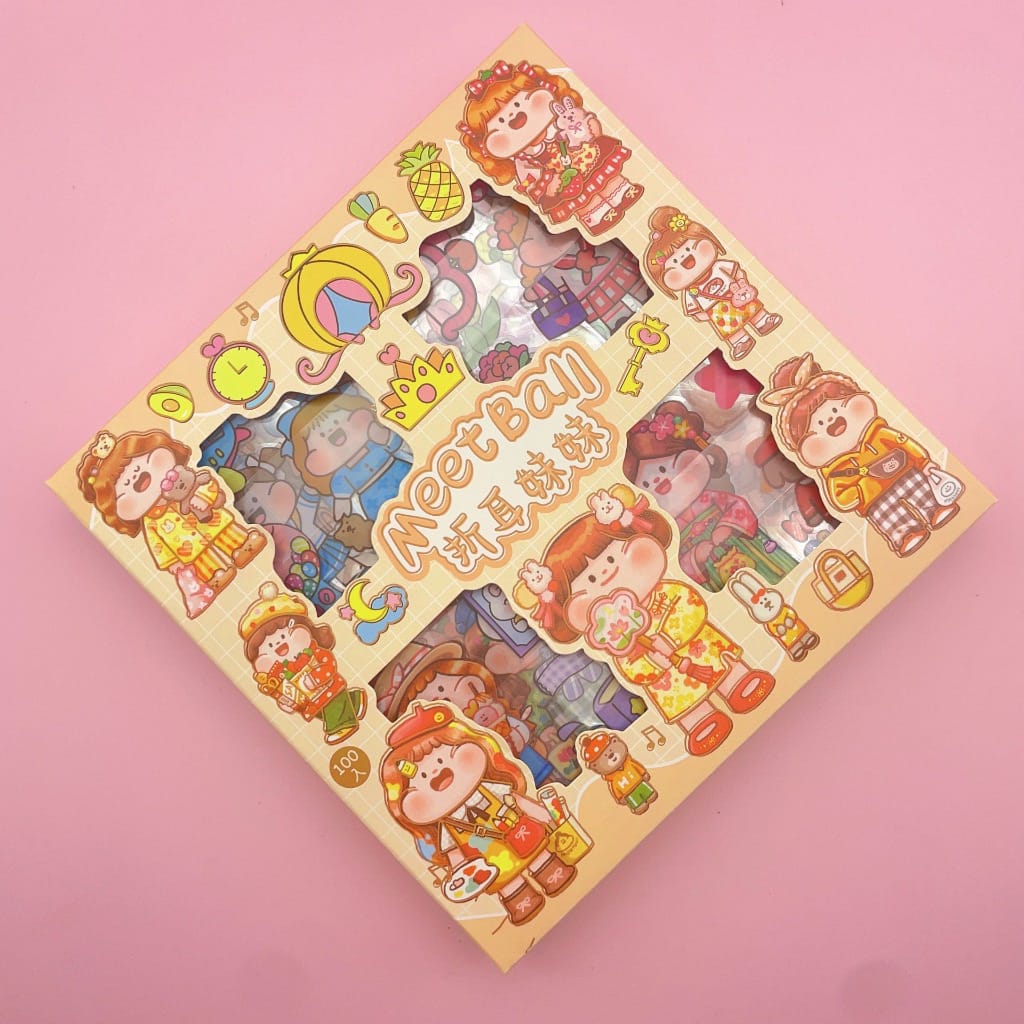 Kawaii Sticker Set Of 100 Sheets - Style 7