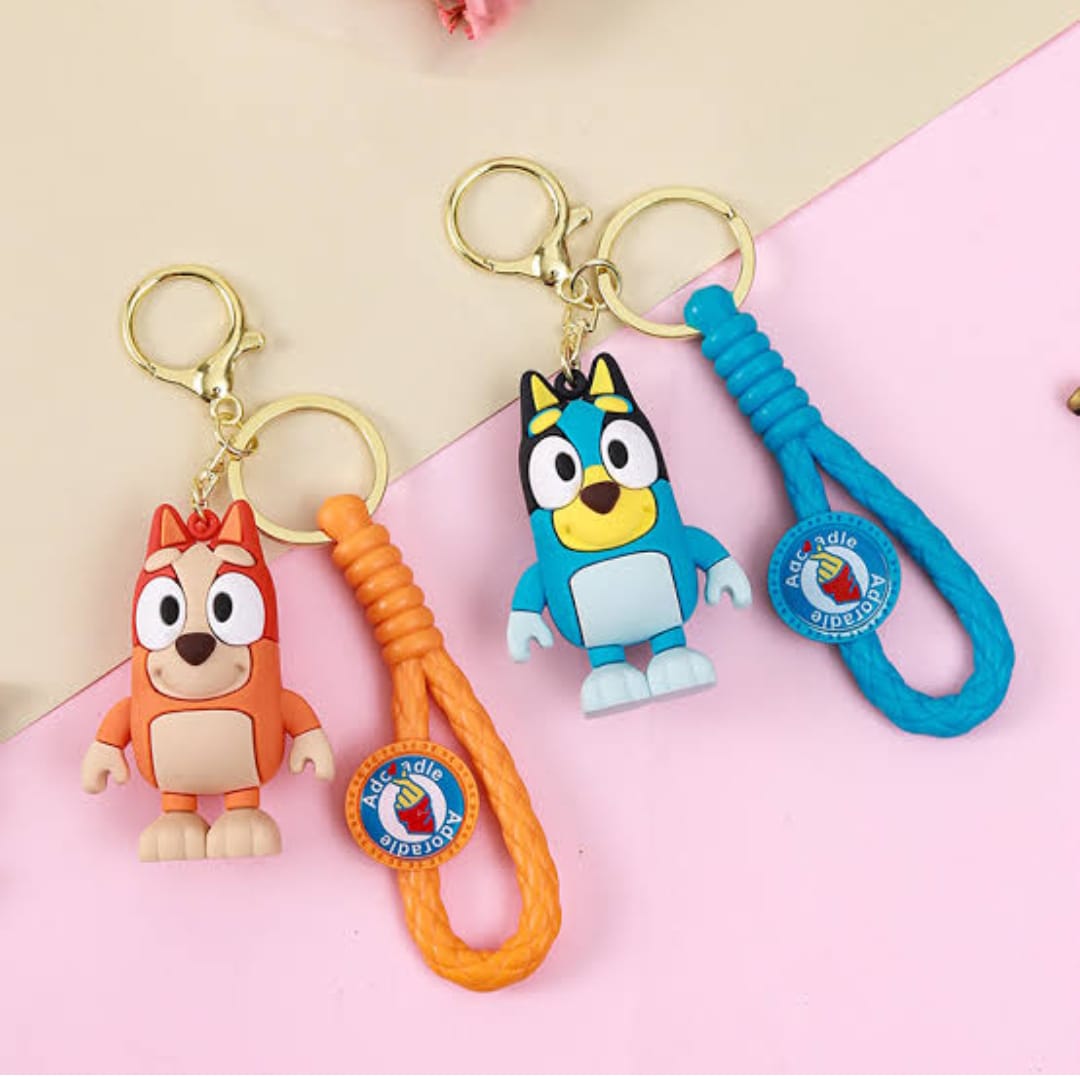 Bluey Bingo Gold Key Ring The Blingspot Studio bluey-bingo-gold-key-ring-the-blingspot-studio