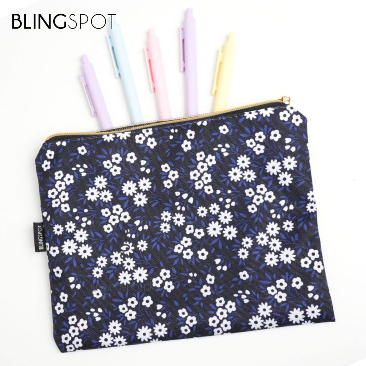 Daisy Flowers Large Capacity - Zipper Pouch