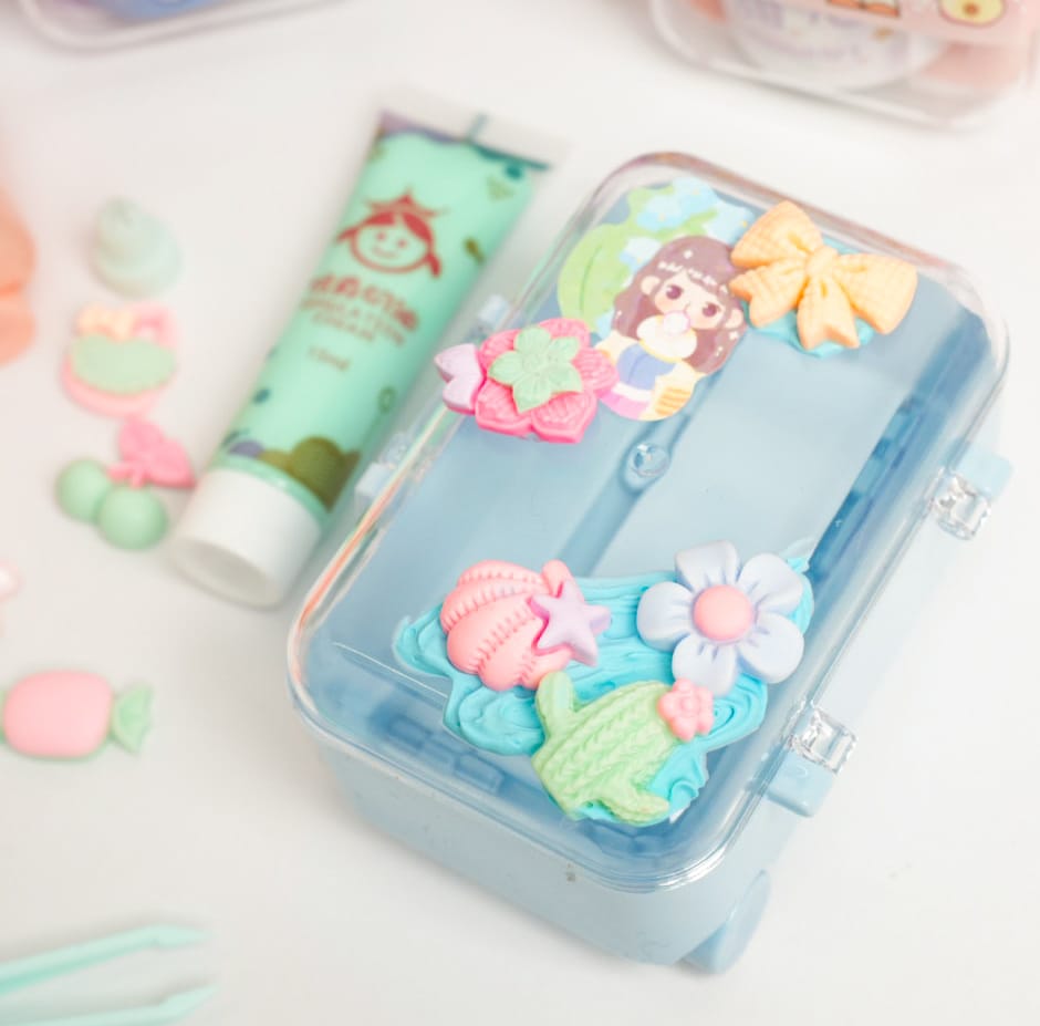 Luggage Bag Washi Tape &amp; Stickers Diy Box