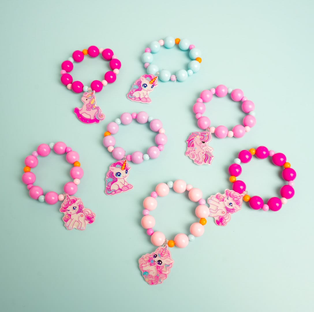 Unicorn Colorful Beads - Kids Bracelet