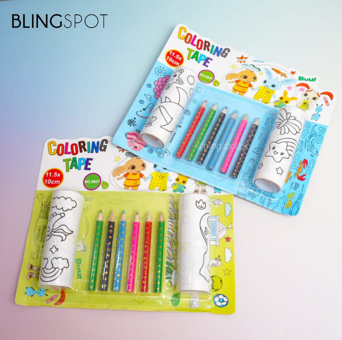 Coloring Tape - Stationery Set Style 1