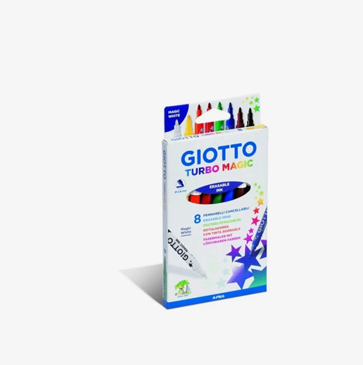 Giotto Turbo Magic Color Markers Set of 8 Pieces