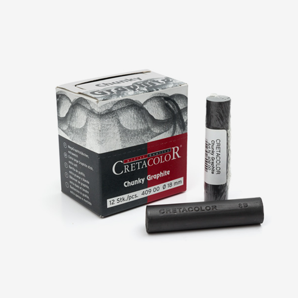 Cretacolor Chunky Charcoal Sticks 18mm Set of 12 - The Blingspot Studio
