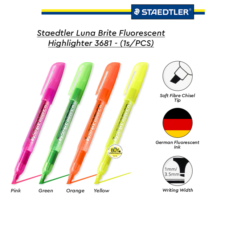 Staedtler Luna Brite Fluorescent - Highlighter