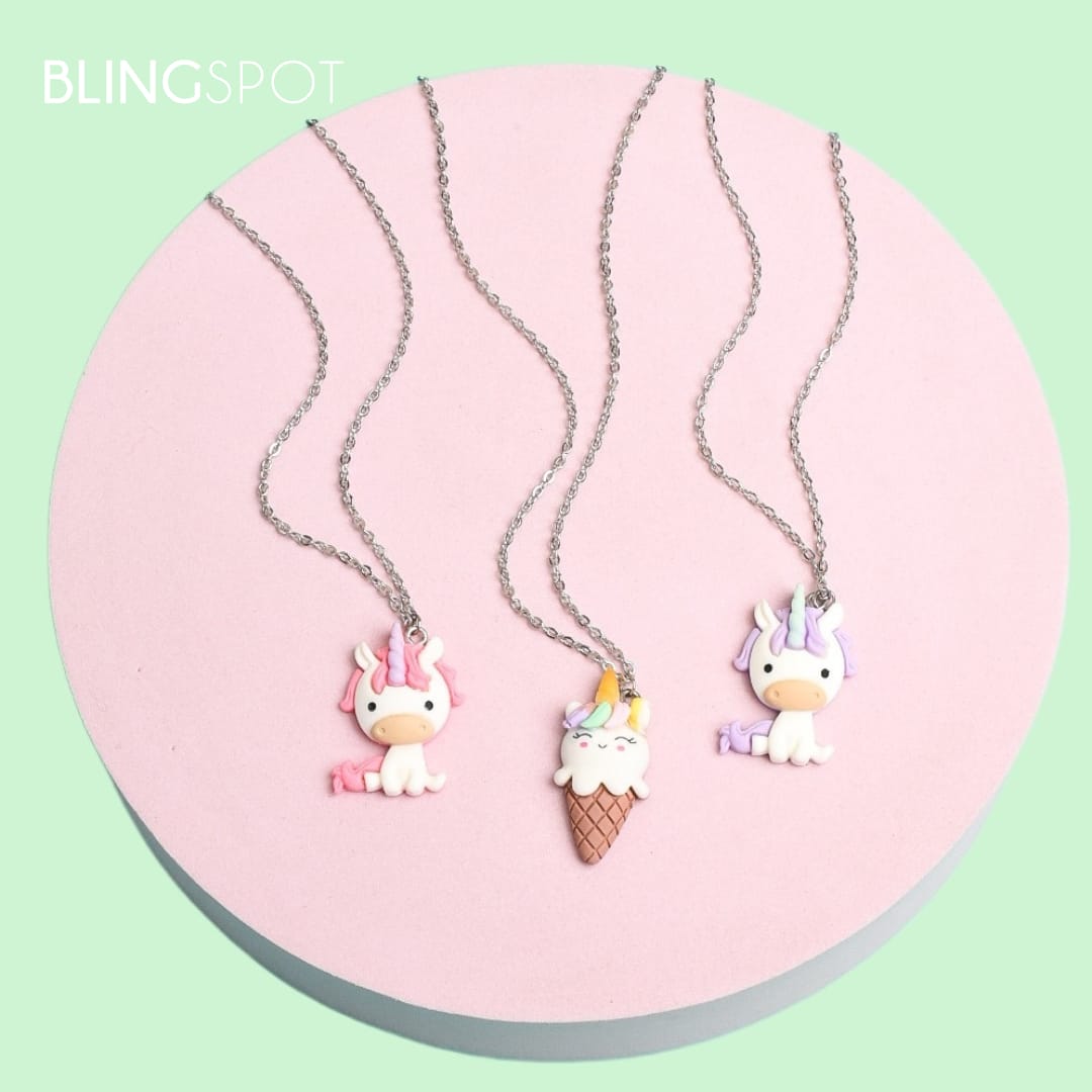 Cute Unicorn Necklace – The Blingspot Studio1
