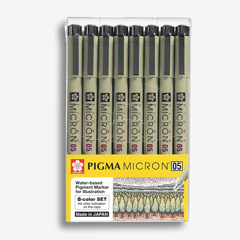 Sakura Pigma Micron - Colored Pens