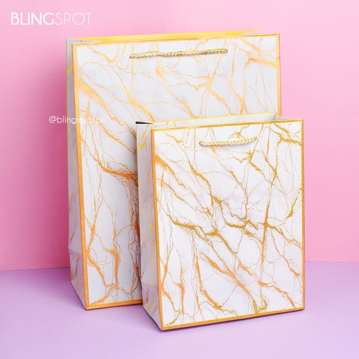 Marble Gold Foil Style 2 - Gift Bag