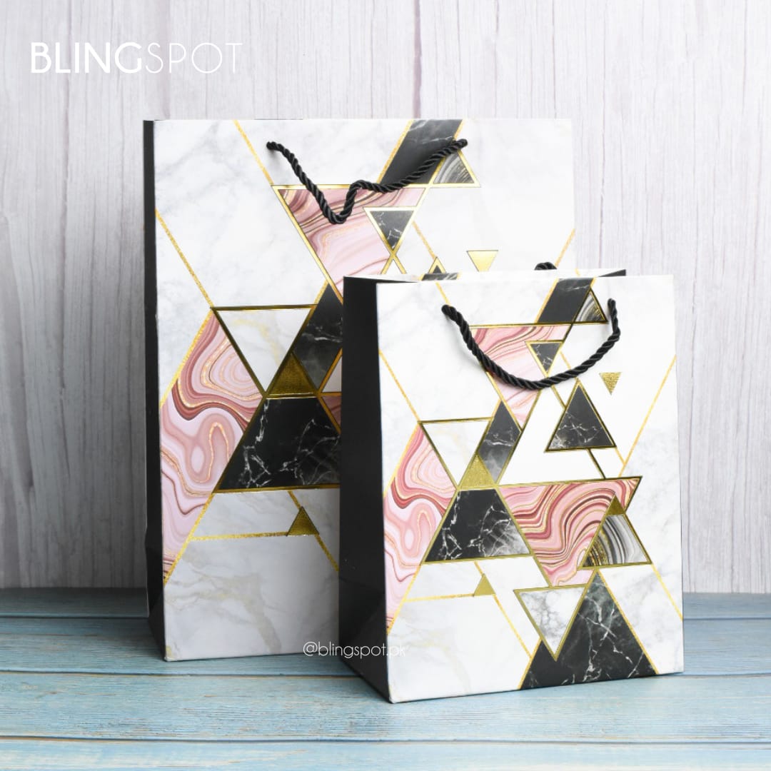 Triangle Gold Foil Style 3 - Gift Bag