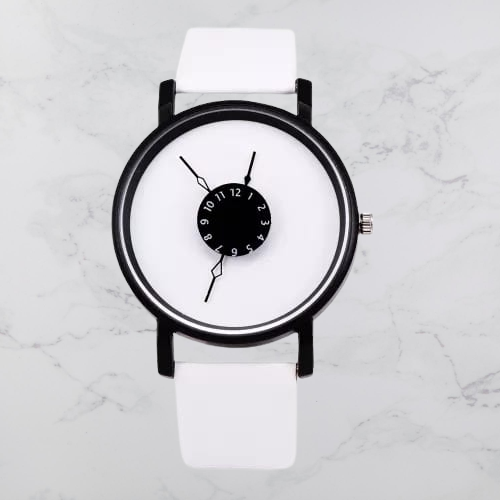 Classic White Wrist Watch The Blingspot Studio