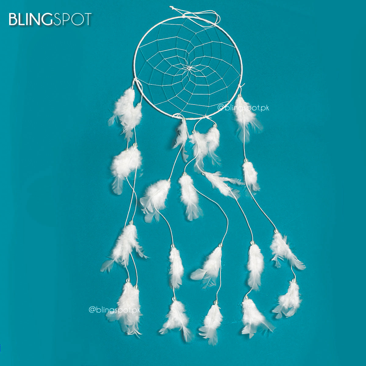 Dream Catcher White  Feather Wall Hanging Style 2