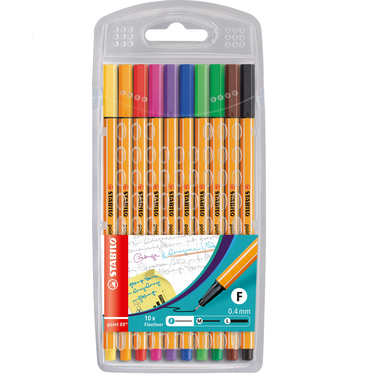 Fineliner STABILO point 88 Pack of 10