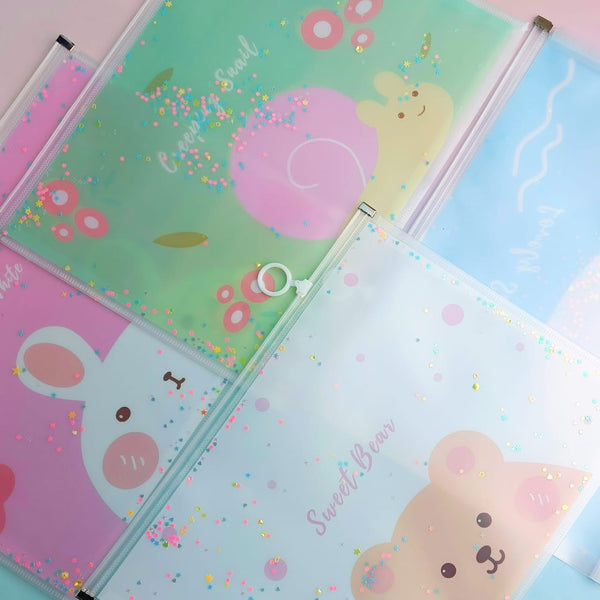 Cute Animals - Document Folder Large Pouch