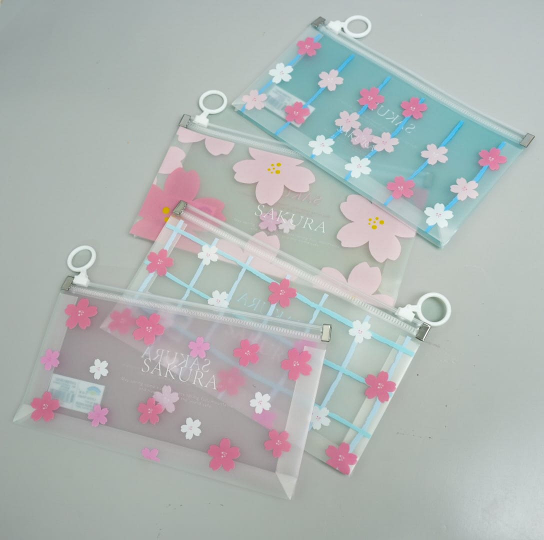 Sakura Flowers Transparent - Pouch