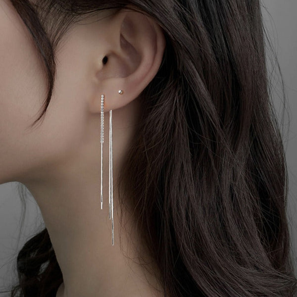 Dangling Silver - Earring