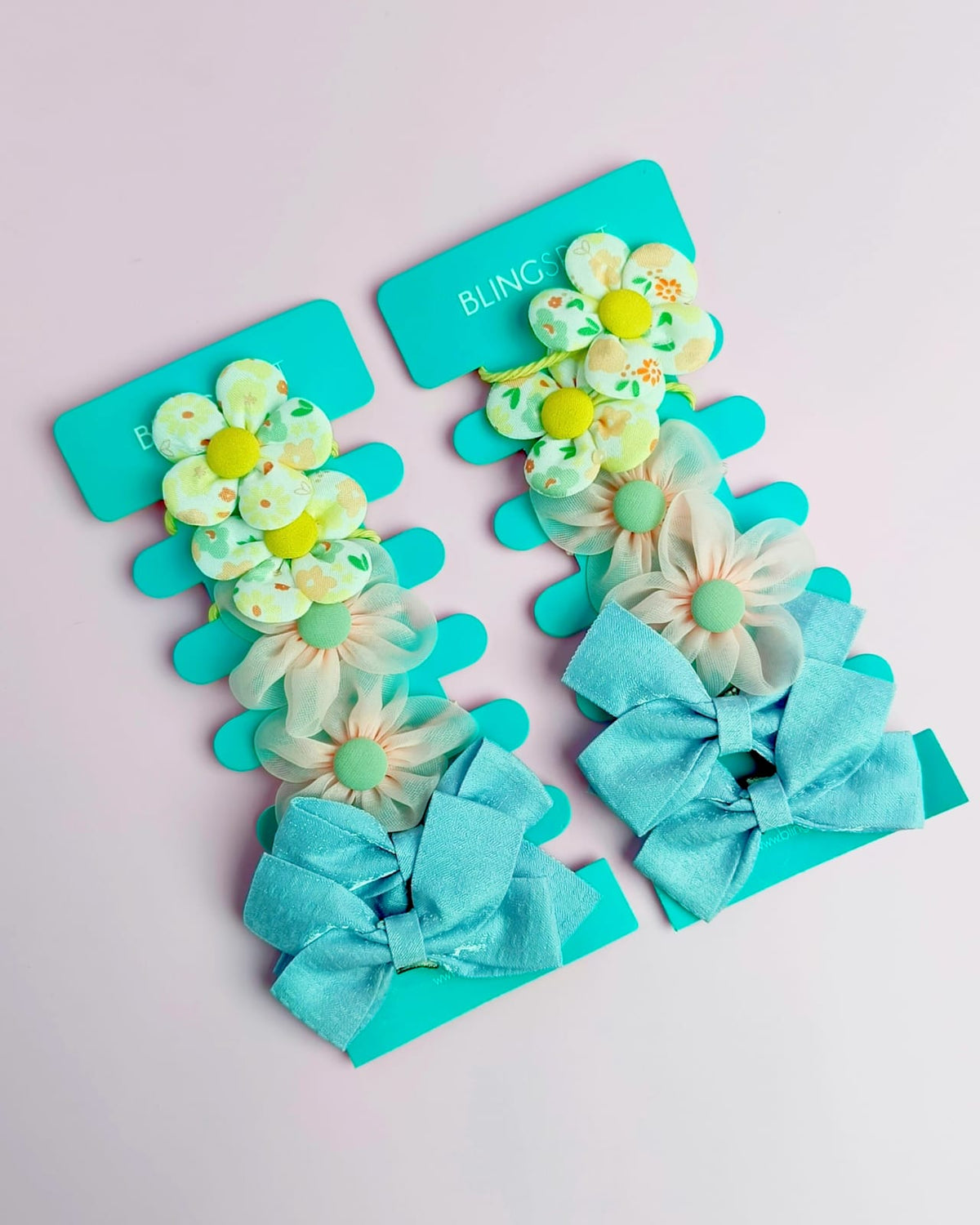 Bow&#39;n Flowers - Hair Ties Style 18