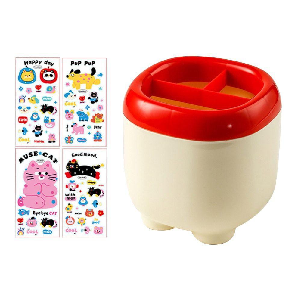Red Stationery Organizer - Desk Organizer