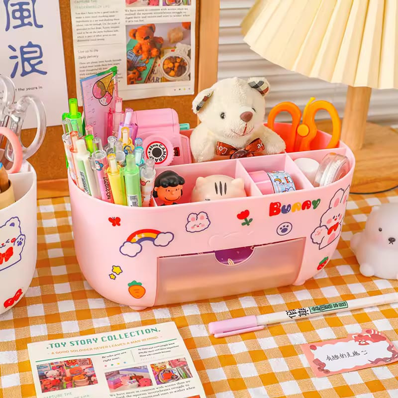 Multi Functional Soft Colors - Stationery Organizer