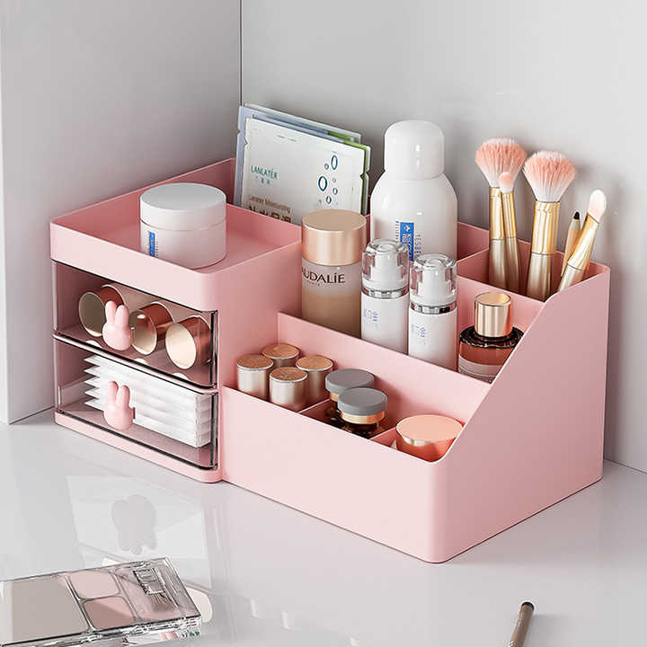 Multi Functional Pink Bunny  - Stationery &amp; Jewelry Organizer