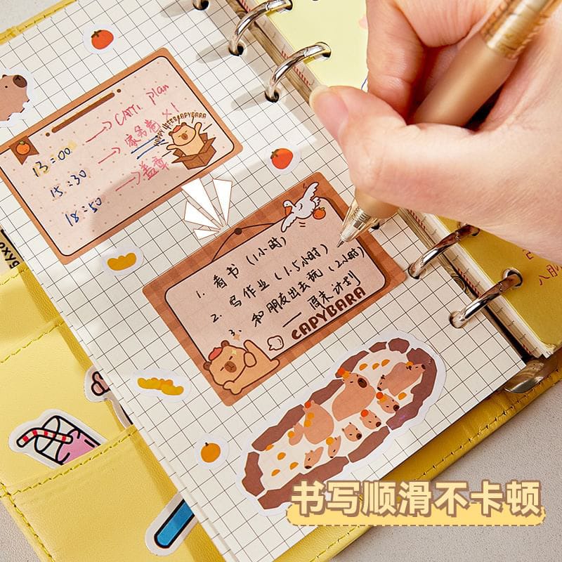 Capybara Post It Notes  - Sticker Roll Box