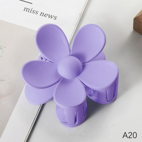 Purple Flower  - Hair Claw